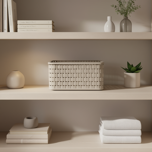 ROTHO <b>Storage</b> <b>Basket</b> Country A5 Plus 3 Pack <b>Rectangular</b> Woven Design For Organizing Home Use - Product Image 3