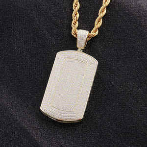 สร้อยคอจี้รูปกากบาทประดับเพชรโมอิสซาไนต์ทรงเหลี่ยมเจียระไนแบบบริลเลียนท์ VVS เงินแท้ 925 ขนาดสั่งทำได้สำหรับขายส่ง - Product Image 6