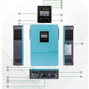 <span class=keywords><strong>Inverter</strong></span> ibrido 3600 ~ 6000W Display LCD singolo DC AC Output 5000W potenza nominale 8000W PV MPPT WiFi Commication sistema solare ibrido - Product Image 5