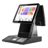 Cine todo en una pantalla táctil Windows pos con impresora NFC Escáner pos Touch sistema POS