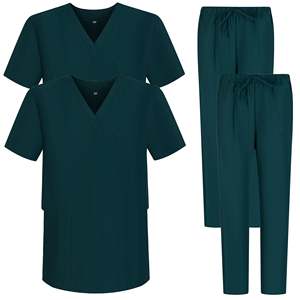 Confezione * 2 Pezzi - Camice e Pantaloni Sanitari Unisex 2-6801-6802 - Product Image 1