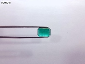 Pierre précieuse de qualité supérieure, émeraude zambienne, taille octogonale facettée, 5,87 ct, pierre lâche de haute qualité avec une clarté excellente pour les bijoux fins - Product Image 6