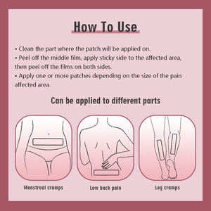 Patchs naturels aux herbes chinoises 2025 pour soulager les douleurs menstruelles – Gestion des crampes féminines – Plâtre traditionnel pour le soulagement des crampes - Product Image 4