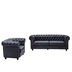 Sofá de Cuero DAP USA, Muebles para Sala de Estar, Estilo Americano Vintage, Esquinero, Genuino, Minimalista, de Dos y Tres Plazas, para Oficina - Product Image 2