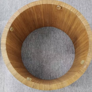 Bol pour chien en bois et métal, style classique moderne, impression de logo <span class=keywords><strong>personnalisée</strong></span>, écologique, bol d'alimentation durable pour animaux de compagnie - Product Image 5