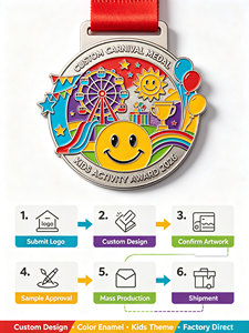 Medallas de Carnaval Personalizadas, Recuerdos para Eventos, Premios Personalizados al por Mayor, Medallones Metálicos para Actividades Infantiles, Venta Directa de Fábrica - Product Image 6