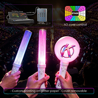 Échantillon de Lightstick disponible, interrupteur marche/arrêt, logo personnalisé, illustrations, accessoires de concert, bâton lumineux LED