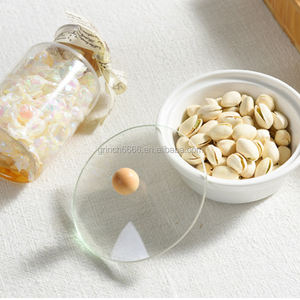 <span class=keywords><strong>Plateau</strong></span> de service en céramique pour en-cas, 4 pièces avec <span class=keywords><strong>plateau</strong></span> de service, <span class=keywords><strong>plateau</strong></span> avec couvercles en <span class=keywords><strong>verre</strong></span> et palettes, compartiments amovibles - Product Image 6