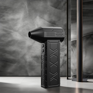 Ventilador Eléctrico Turbo Violento Negro 2024, Carga Rápida, Soplador Portátil Tipo Pistola para Autos, Hoteles y Exteriores, Fácil Instalación con Batería - Product Image 1
