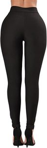Women's High Waisted <b>Tummy</b> <b>Control</b> Yoga Pants Lace up Workout Stretch Running Active Leggings High Quality Customized - Product Image 3