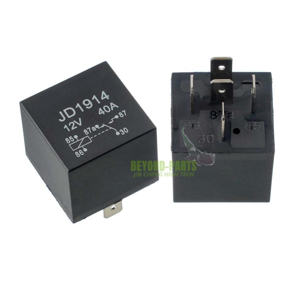 JD1914 реле 12V 40A 5-контактный 584416 586147 586224 для экскаватора автомобильные переключатели стартеры лодочный трактор грузовик мотоцикл