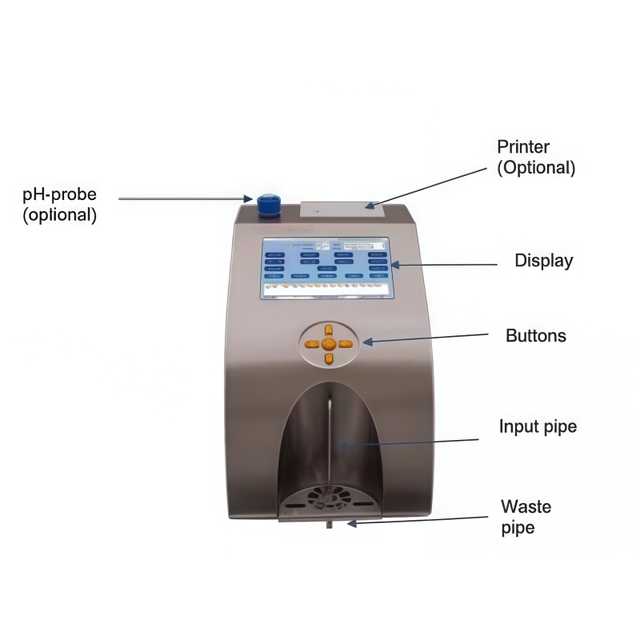 New Laboratory model with embedded Windows PC &Touchscreen display Milk Composition Tester Brochure-LW Milk Analyzer