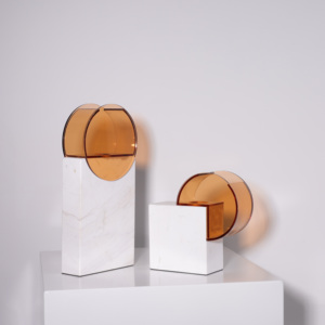 Light Modern Marble Vase Golden Home Decor Desktop Objects <strong>Table</strong> <strong>Centre</strong> <strong>Pieces</strong> for Home Decoration - Product Image 3