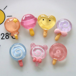 Resin DIY Accessories Mobile Phone Case Resin Charm Accessories Handmade DIY Cream Glue Resin Transparent Lollipop Accessories