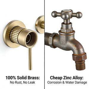 ก๊อกน้ำอ่างล้างหน้าทองเหลืองหรูหราสีทองขัดเงา ก๊อกน้ำติด<span class=keywords><strong>ผนัง</strong></span>สำหรับอ่างล้างหน้า ก๊อกผสมอ่างล้างหน้า - Product Image 5