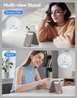 Portefeuille magnétique pour téléphone avec logo personnalisé pour iPhone, support MagSafe, porte-cartes avec blocage RFID, support en cuir PU, porte-cartes de crédit, vente en gros OEM