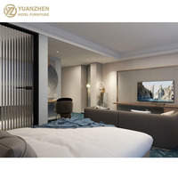 Ensembles de Chambres d'Hôtel Modernes en Bois de Chêne Massif OEM – Écologiques, Durables, Contemporains – Lits Doubles pour Hôtels 5 Étoiles, Appartements et Hôtellerie