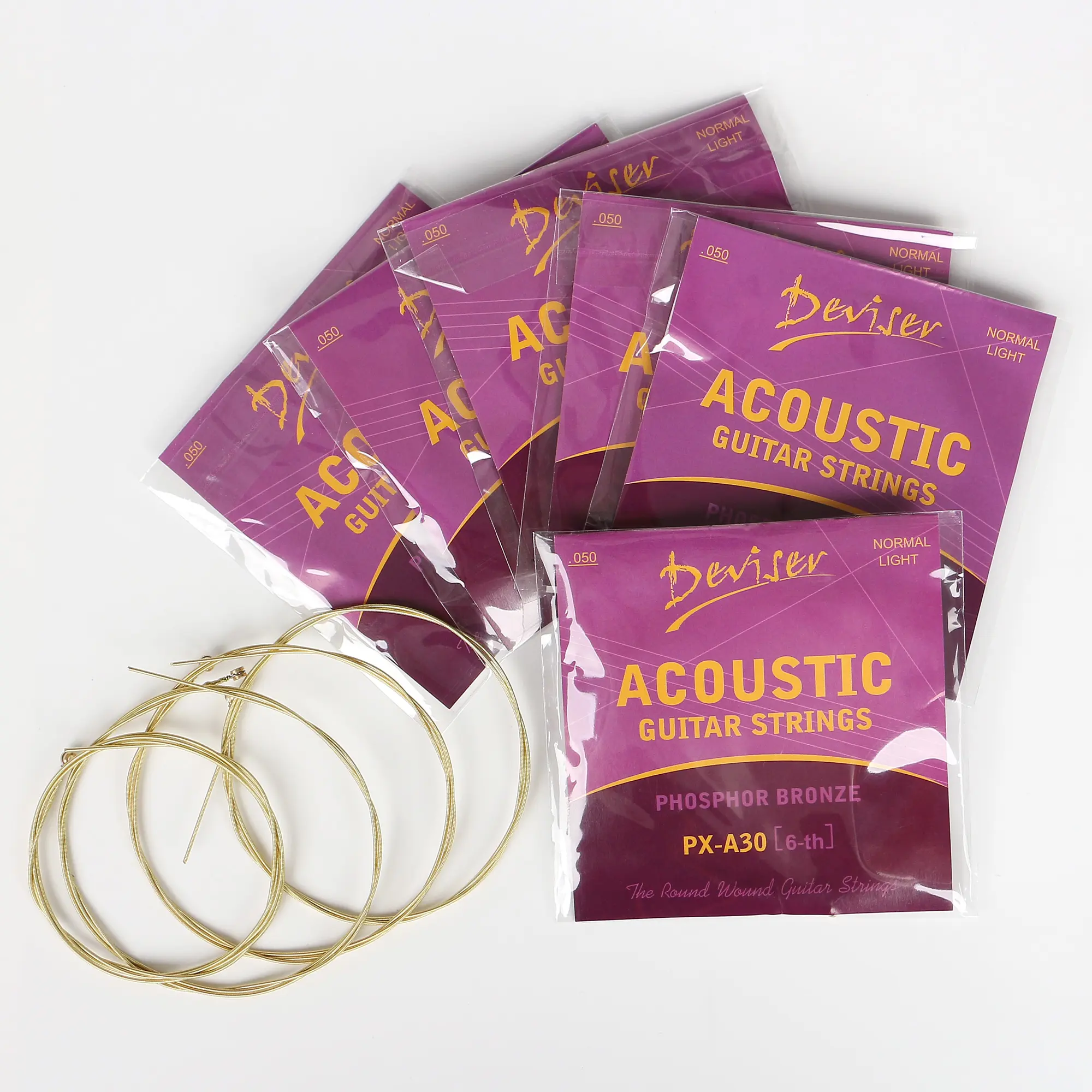 wholesale pure coated anti rust bulk strings acoustic guitar string
