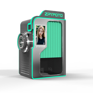 Cabina de Fotos para Fiestas con Impresión Instantánea, Cabina de Fotos Coreana Comercial de Autoservicio con Cámara - Product Image 1