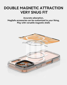 Оптовая продажа: Прозрачный магнитный чехол Imagisnap для беспроводной зарядки, водонепроницаемый, ударопрочный, для телефона, оптом, под собственной торговой маркой - Product Image 3