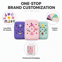 Pochette personnalisée en silicone pour gobelet avec poche pour téléphone et cartes, sac de rangement pour tasses avec breloques interchangeables
