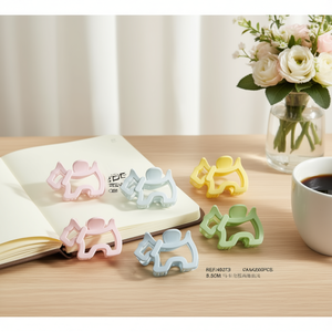 Fermaglio per capelli Macaron West Highland Claw Clip da 8,5 cm per donna, accessorio per capelli alla moda - Product Image 3