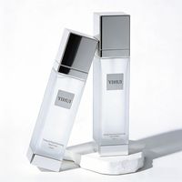 Flacon pulvérisateur en verre avec bouchon à vis, emballage cosmétique de luxe, vide, personnalisable, plusieurs tailles, transparent, dépoli, ambre, rose, noir, or, brume fine