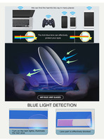 Lunettes de vue carrées tendance 5202, éblouissantes et fluorescentes, unisexes, anti-radiation, en TR90, anti-lumière bleue