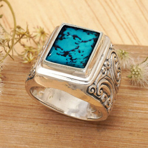 Bague Chevalière Texture Nuage Noble pour Femme et Homme, Bande Sculptée Vintage, Accessoire de Bijouterie Quotidienne - Product Image 3