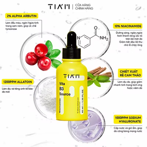 Listo para enviar <span class=keywords><strong>TIAM</strong></span> Vita B3 Source suero líquido orgánico 10% niacinamida y 2% Arbutina producto facial antienvejecimiento para la cara - Product Image 4