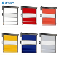 Oredy Volet roulant industriel moderne en PVC Portes à grande vitesse Radar à micro-ondes Capteur de mouvement Étanche Rolling & Swing Styles ouverts