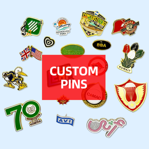 Manufacturer Custom Lapel Pin Badges Labels Design Your Own Logo Metal Crafts Soft Enamel Pins