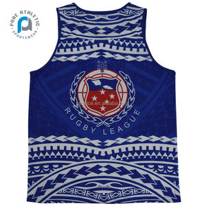 PURE Custom Tribe Tattoo Design Sublimación Imprimir Sport Singlets Manu Toa <span class=keywords><strong>Samoa</strong></span> <span class=keywords><strong>Rugby</strong></span> Jerseys Camisas para hombres - Product Image 5