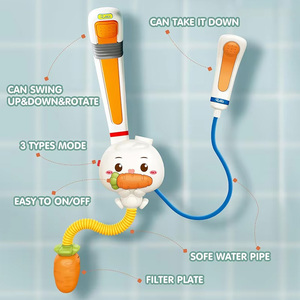 2025 Offre Spéciale dessin animé lapin Double arroseur eau baignoire <span class=keywords><strong>jouet</strong></span> amusant <span class=keywords><strong>bain</strong></span> temps tête électrique pulvérisation eau douche <span class=keywords><strong>bain</strong></span> <span class=keywords><strong>jouet</strong></span> pour bébé - Product Image 5