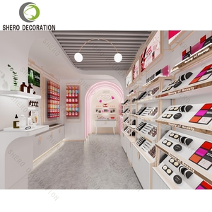 One-Stop Perfume Shop Interior Design & Fitting Customization Perfume Display Showcase Skin Care Display Rack - Product Image 4