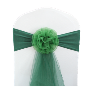 Bande de chaise extensible en spandex pour mariage, ceinture de chaise en gros pour décoration d'événements et de fêtes - Product Image 1