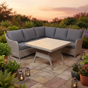 Leisure Modern Portable Corner Set 4pcs for Villa Courtyard & Park Use - Product Image 2