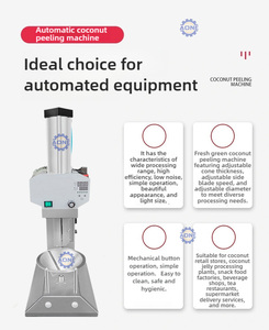 Peladora de Coco Automática Comercial, Máquina Rotatoria para Pelar Cocos Jóvenes, Peladora de Coco con Motor de Núcleo de Cobre - Product Image 6