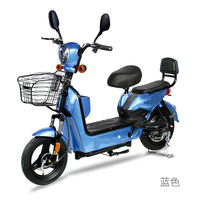 Vélo Électrique Urbain 2025 Tendance avec Cadre en Acier Double 14 Pouces, Moteur 350W 48V, Vente Directe Usine avec Affichage Numérique