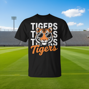 Camiseta Deportiva Inspiradora con Diseño Gráfico de Tigres para Fanáticos del Deporte - Product Image 3