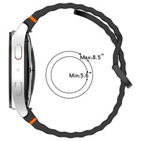 Convient pour Samsung Galaxy Watch 7/6/5/Fe/6 Classic Wave Texture Silicone Car Line Bracelet Watch Band Strap Bracelet