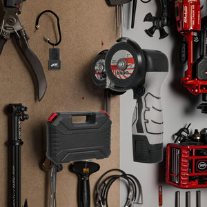 Mini meuleuse d'<span class=keywords><strong>angle</strong></span> sans fil à batterie sans balais, polissage DIY avec disque de meulage, interrupteur à gâchette, conditionnement de surface - Product Image 3