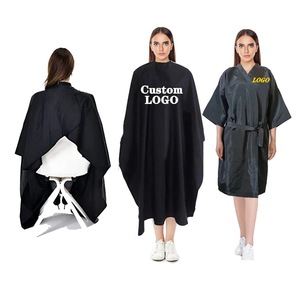 <span class=keywords><strong>Bata</strong></span> de peluquería de belleza de salón de alta calidad batas logotipo personalizado capa de peluquero Kimono de corte de <span class=keywords><strong>pelo</strong></span> - Product Image 2