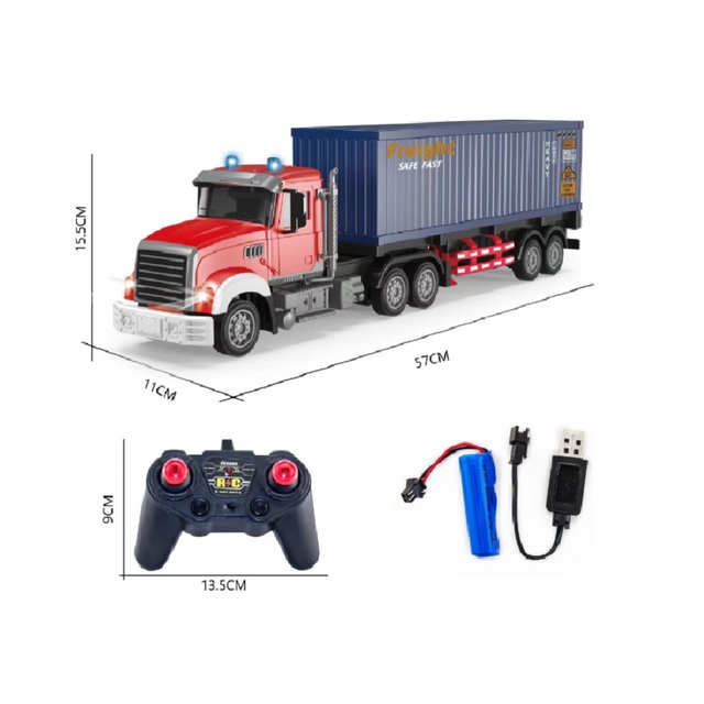 RC Cars and Trucks Remote Control Rc Container Truck Rc Dump Truck With Light and Musical Shantou Toys