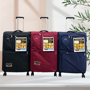 Valise de voyage légère en nylon, grande capacité, imperméable, bagage cabine 20 pouces, bagage étudiant 24 pouces avec rangement extensible - Product Image 6