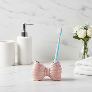 Soporte para Cepillo de Dientes Eléctrico de Cerámica Creativo con Lazo, Diseño Moderno y Simple, Decoración para Lavabo de Baño - Product Image 3