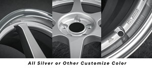 Rines Personalizados 5x112 5x120 5x114.3 6x139.7 Forjados para Carreras, Totalmente Plateados u Otros Colores Personalizados, para Vehículos Todoterreno y de Pasajeros - Product Image 2