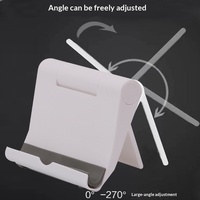 Support de téléphone et tablette portable pliable multi-angles antidérapant en PP+PVC avec logo personnalisé
