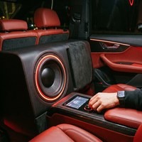 Subwoofer de voiture haute performance de 12 pouces, 3000 W de puissance maximale, haut-parleur de basses pour voiture avec surpiqûres rouges, fabrication OEM ODM directe d'usine