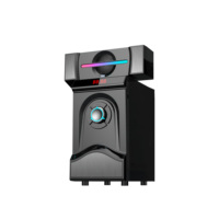 Speaker aktif Stereo suara Surround, 5.1 profesional Home Theater 5.1 Pmpo 200 watt